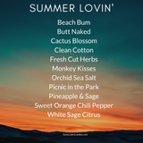 Summer Scents :  Melts &  Designer Candles